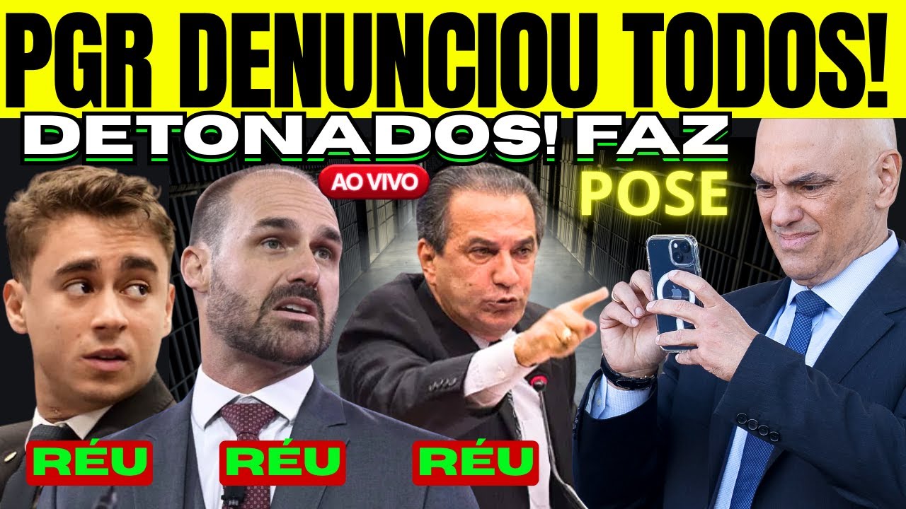 NIKOLAS, SILAS E EDUARDO NO BANCO DOS RÉUS, PGR DENUNCIOU TODOS! CAMPOS NETO E A FRAUDE DO MASTER.