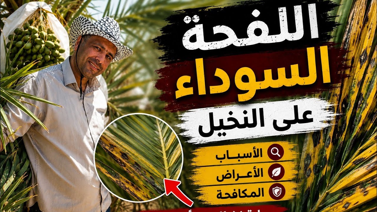 القضاء التام علي مرض اللفحة السوداء علي النخيل