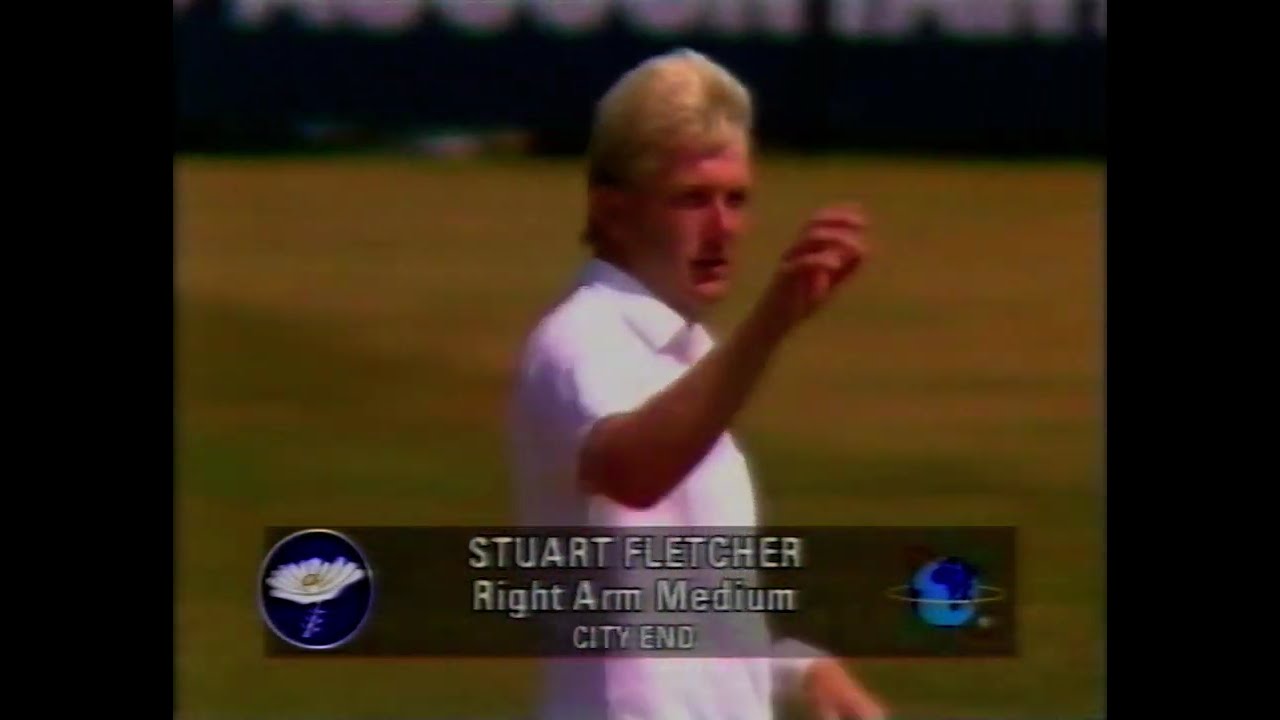 1990(1 Aug) NatWest cricket Quarter-Final highlights, Hampshire (Hants) v Yorkshire