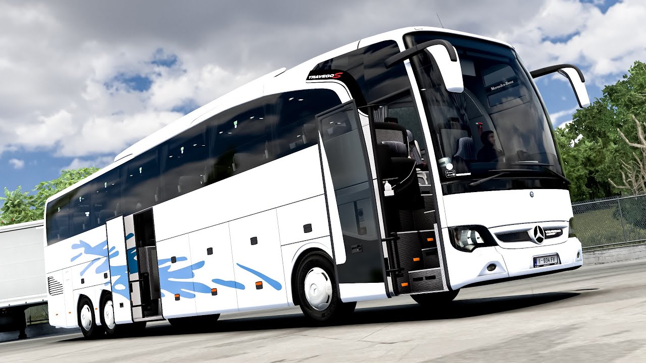 Mercedes-Benz Travego 17 SHD [Special Edition] | Ets 2 Bus Mod 1.46 Gameplay | [🥇2K Ultra Graphics]