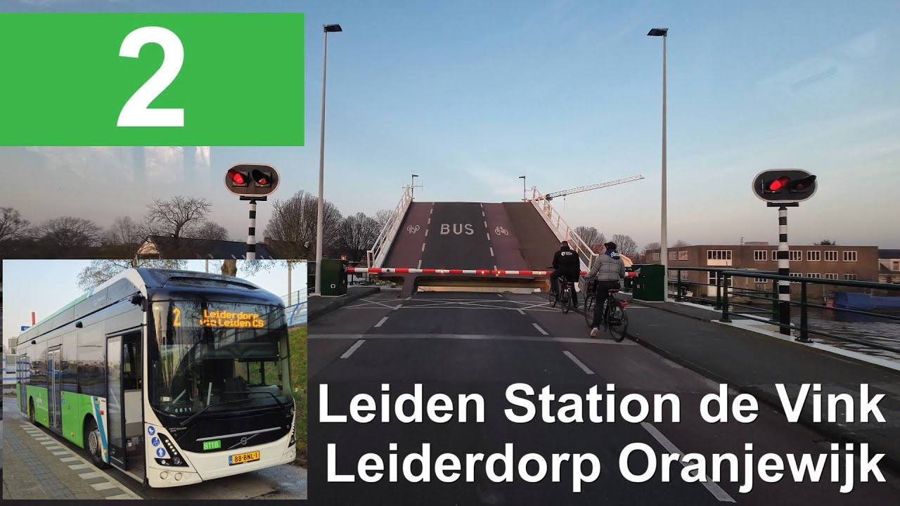 Qbuzz lijn 2: Station de Vink - Leiderdorp Oranjewijk | Qbuzz ZHN | Qbuzz 8118 | 2025
