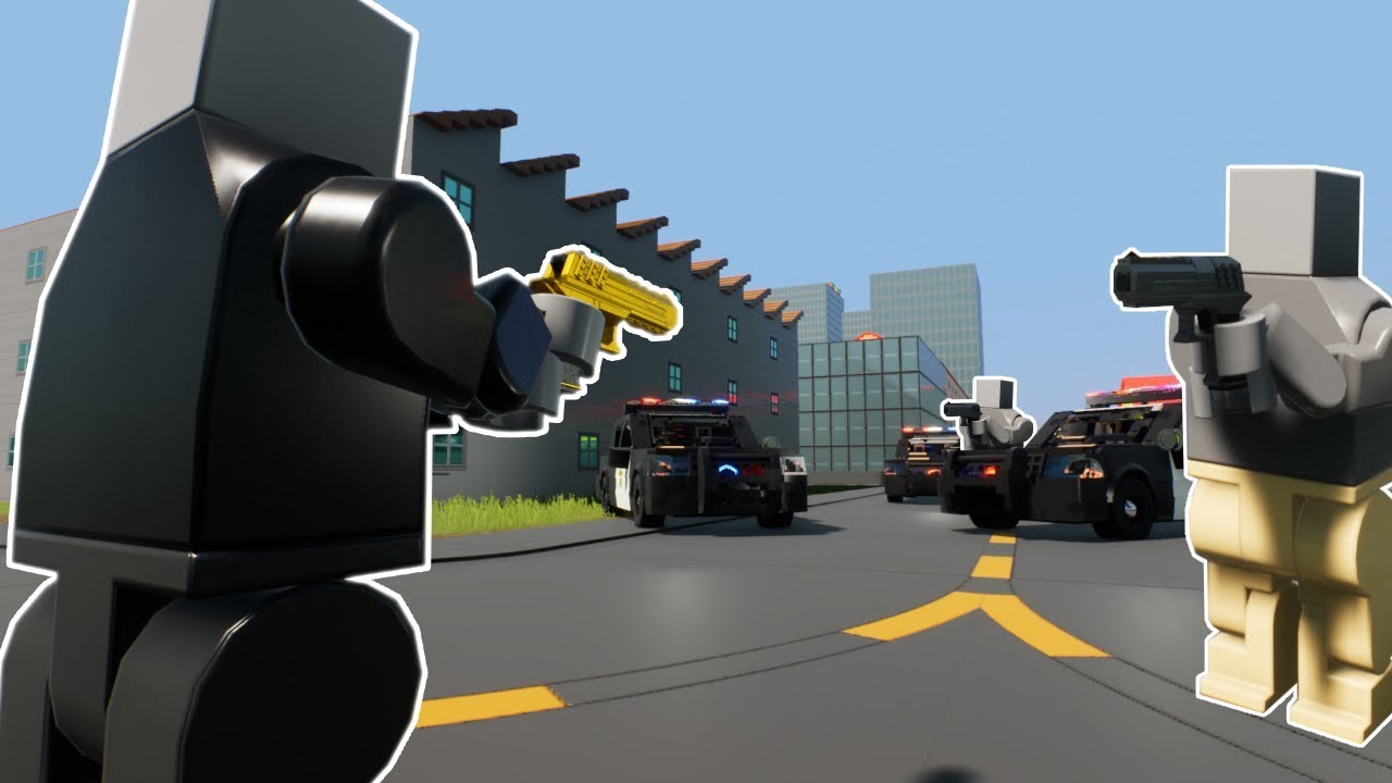 LARGEST LEGO POLICE CHASE EVER! - Brick Rigs Gameplay Roleplay - Lego Cops and Robbers!