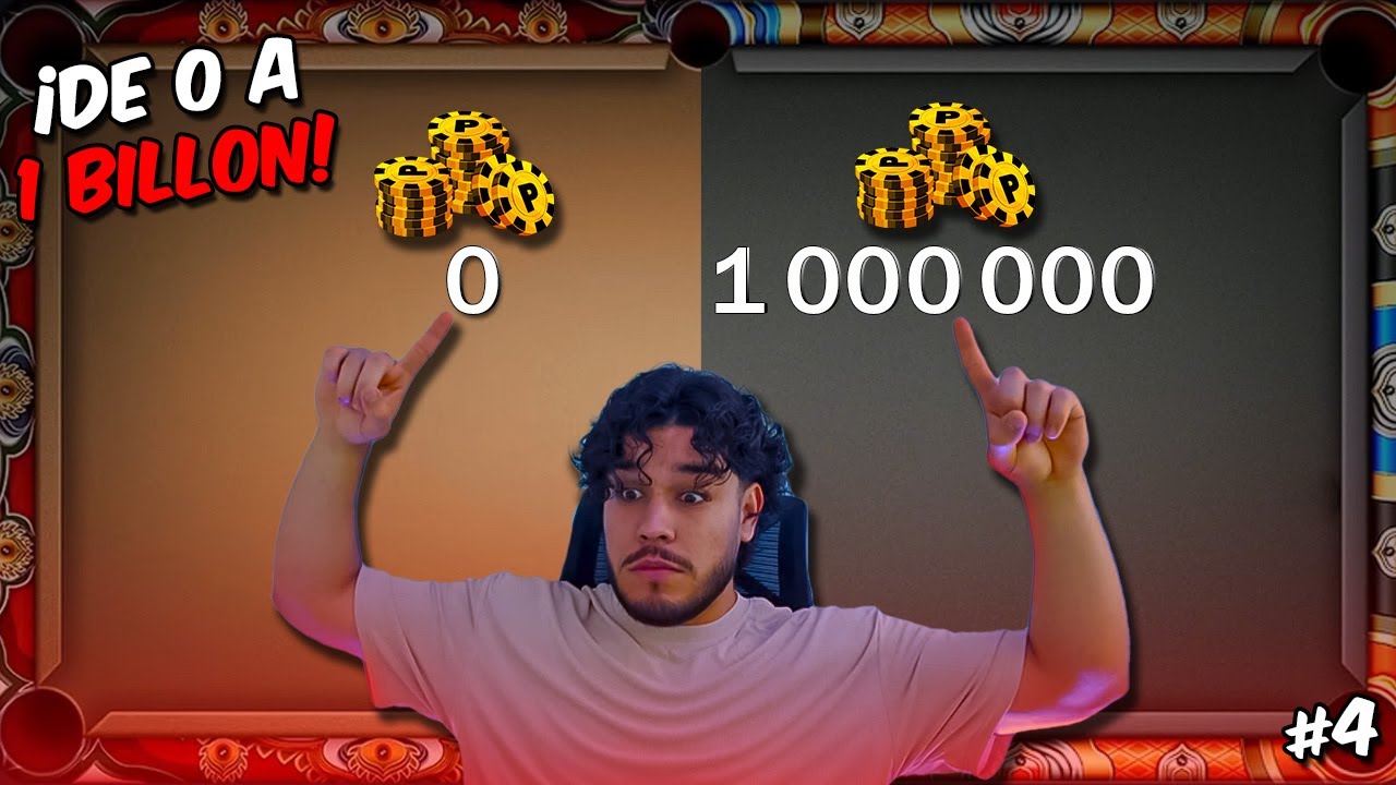 DE 0 MONEDAS A 1 BILLÓN DE MONEDAS EN 8 BALL POOL #4