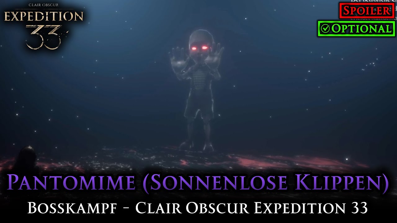 Letzter Pantomime Bosskampf Location Guide Sonnenlose Klippen (Clair Obscur Expedition 33) [PS5]