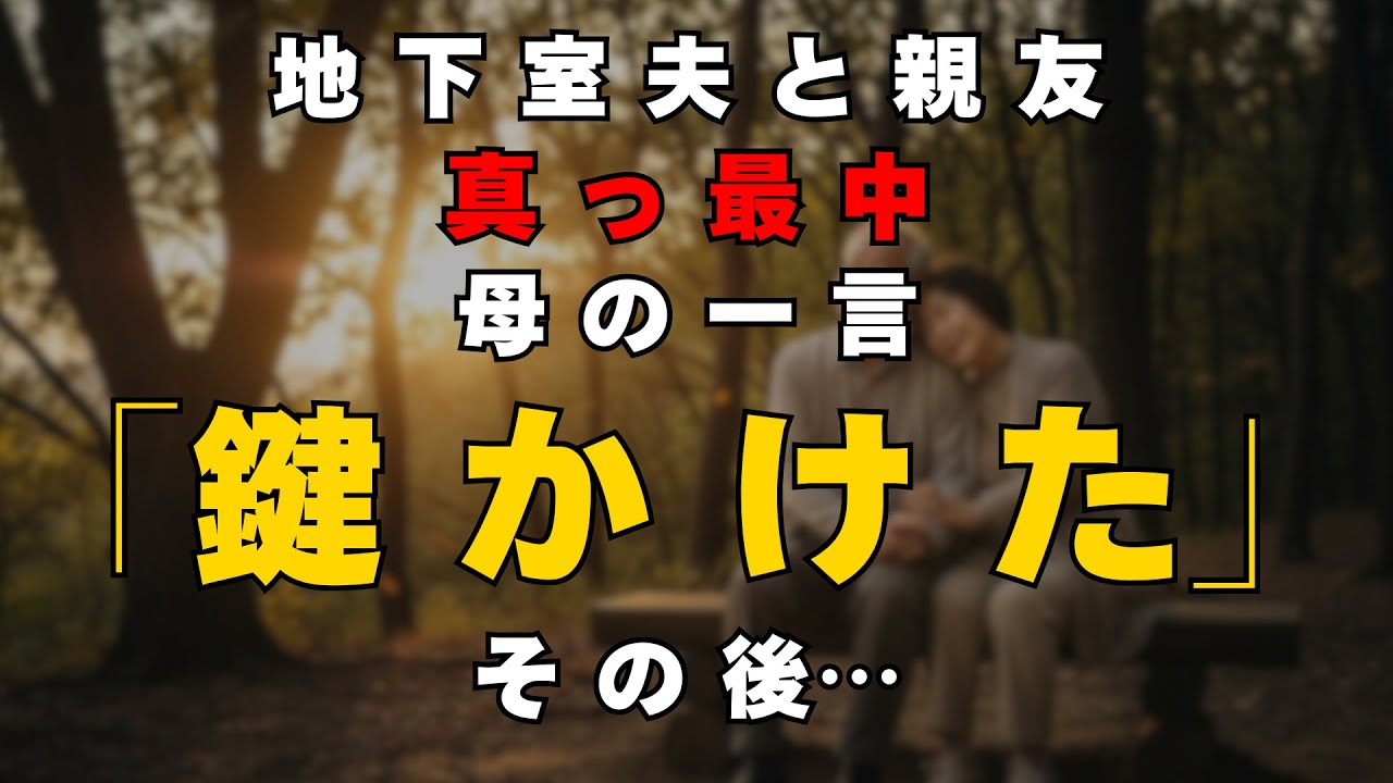 地下室で夫と親友が密会中に母が施錠 | 不倫発覚 | 家族崩壊 | 修羅場 | 逆転劇 | 朗読