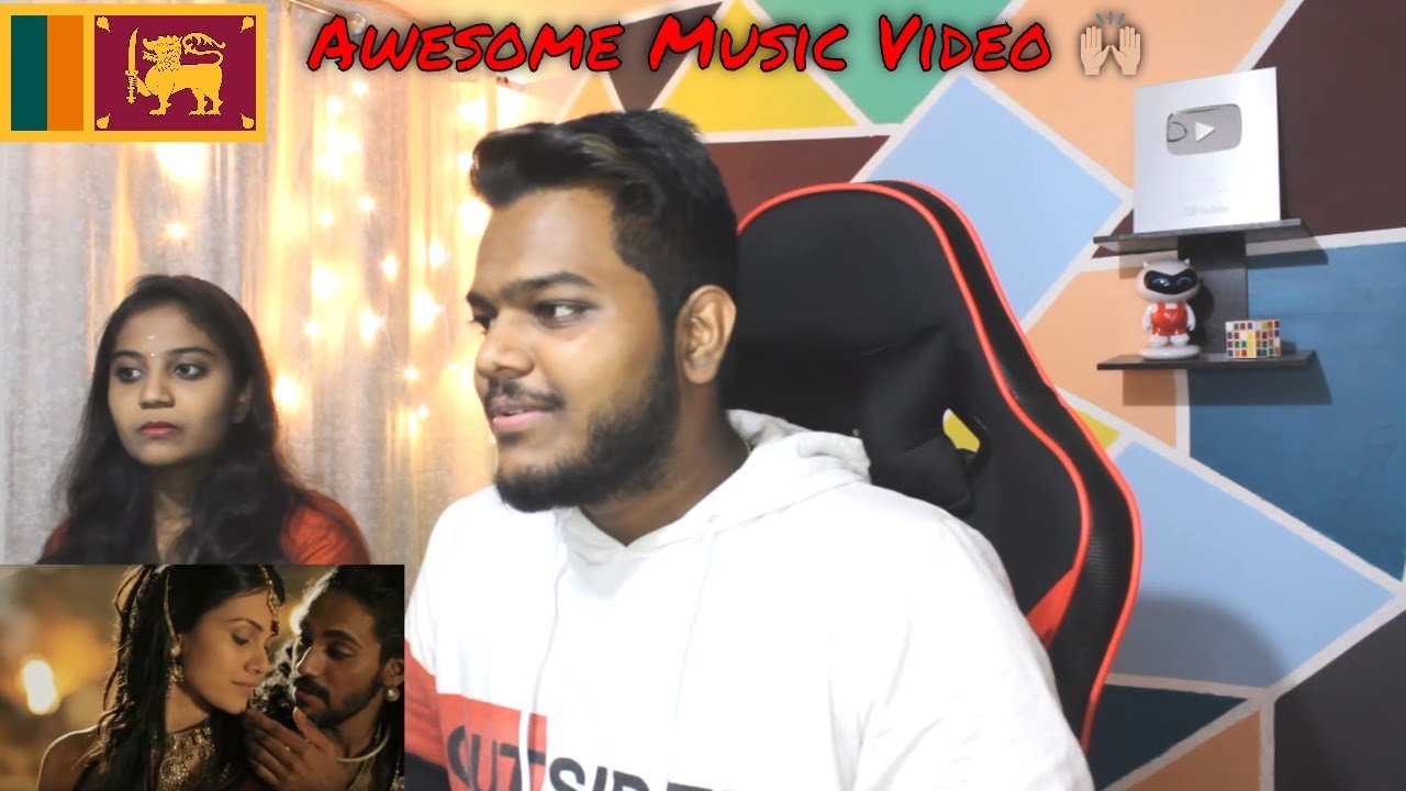 INDIANS REACT TO Sajitha Anthony — SWARNAPALIYE (මිපින්) с участием SANUKA (Официальное музыкальн...