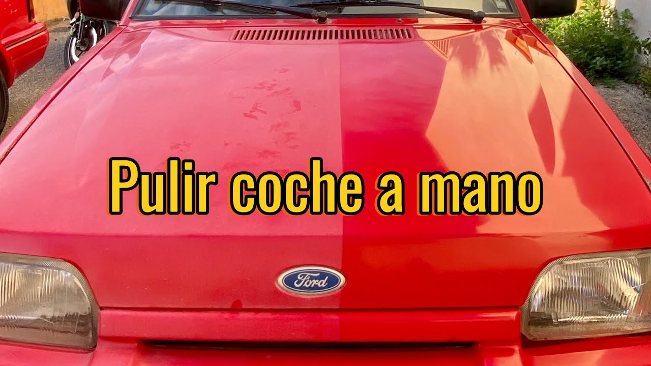 Es posible pulir un coche a mano?