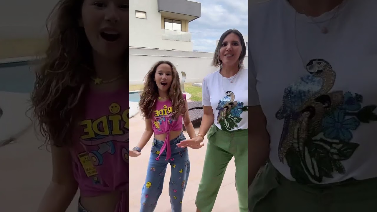Erlania e Valentina Pontes  Dancinha do Tik Tok 11