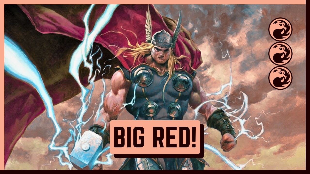 🔥 Моно-красный мидрейндж! | Marvel Super Heroes Standard! | MTG Arena
