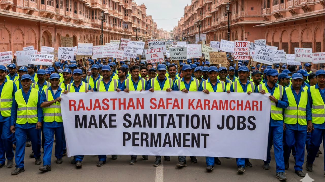 राजस्थान सफाई कर्मचारी भर्ती: अब आर-पार की जंग! 👊 चलो जयपुर, भर्ती परमानेंट होकर रहेगी!