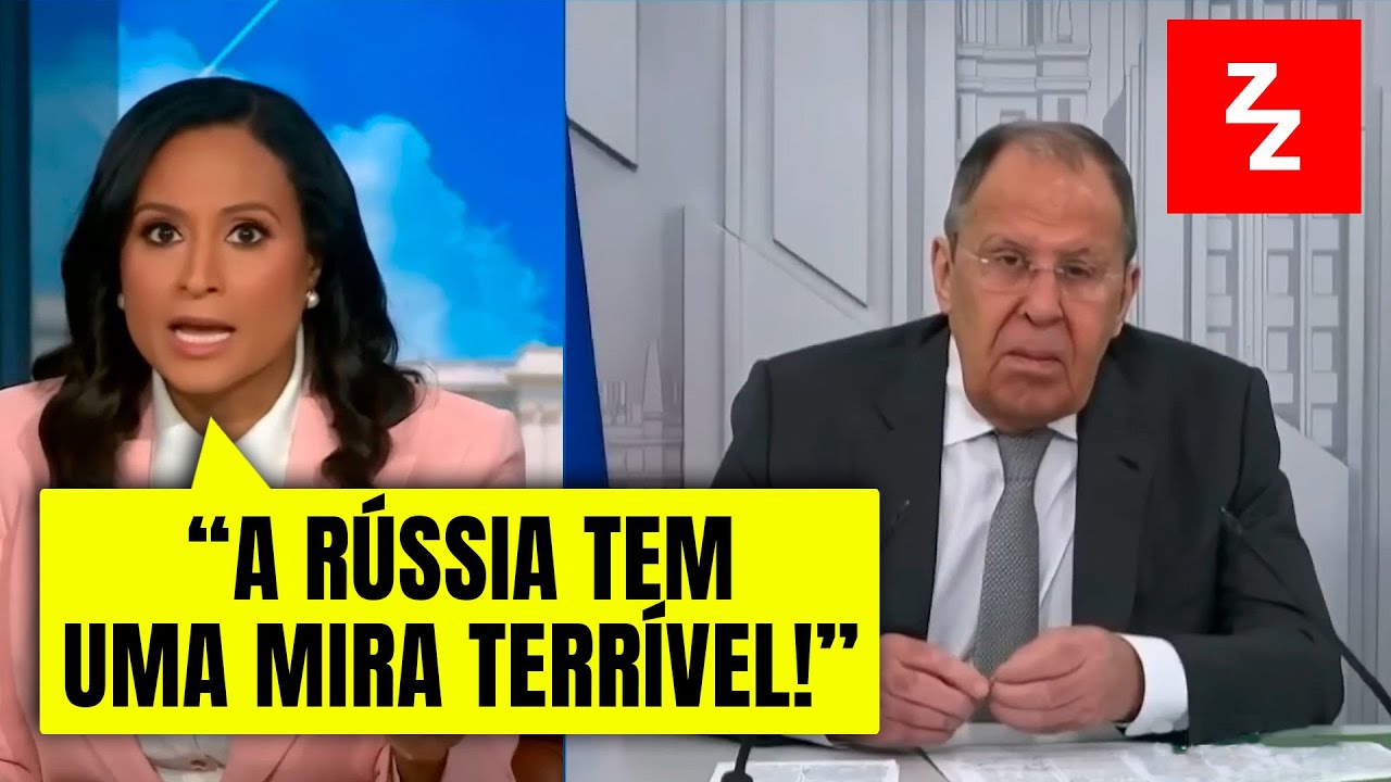 Ministro russo em rede americana: LAVROV confronta narrativa ocidental sobre a Ucrânia