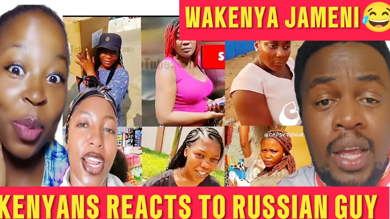 WAKENYA JAMENI🤣KENYANS REACTS TO RUSSIAN GUY SMASHING EVERY LADY HE MET 