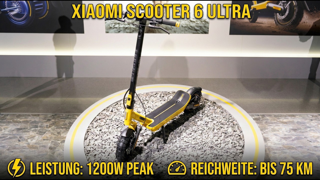 2026 Xiaomi Electric Scooter 6 Ultra – 500 W & 75 km Reichweite