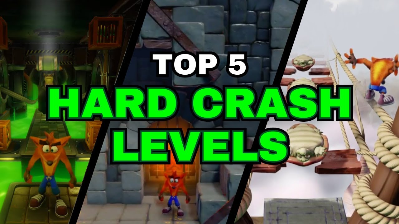Hardest Levels in Crash Bandicoot