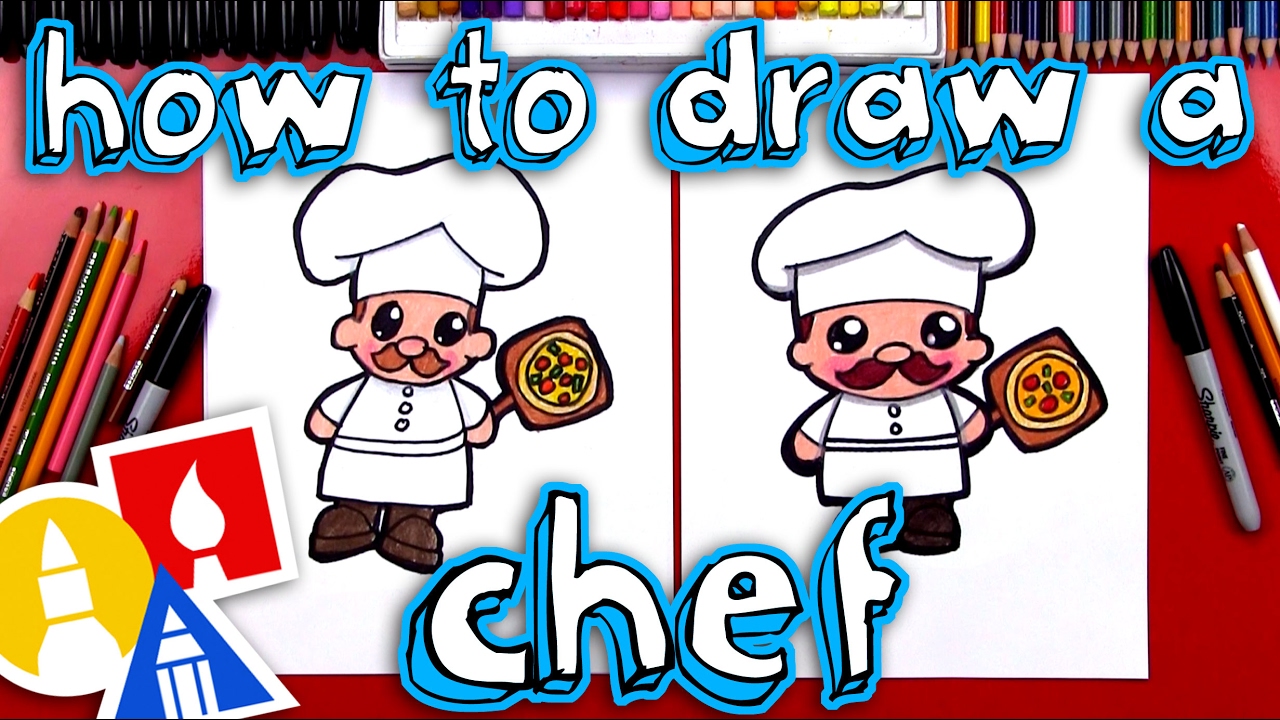 How To Draw A Cartoon Chef