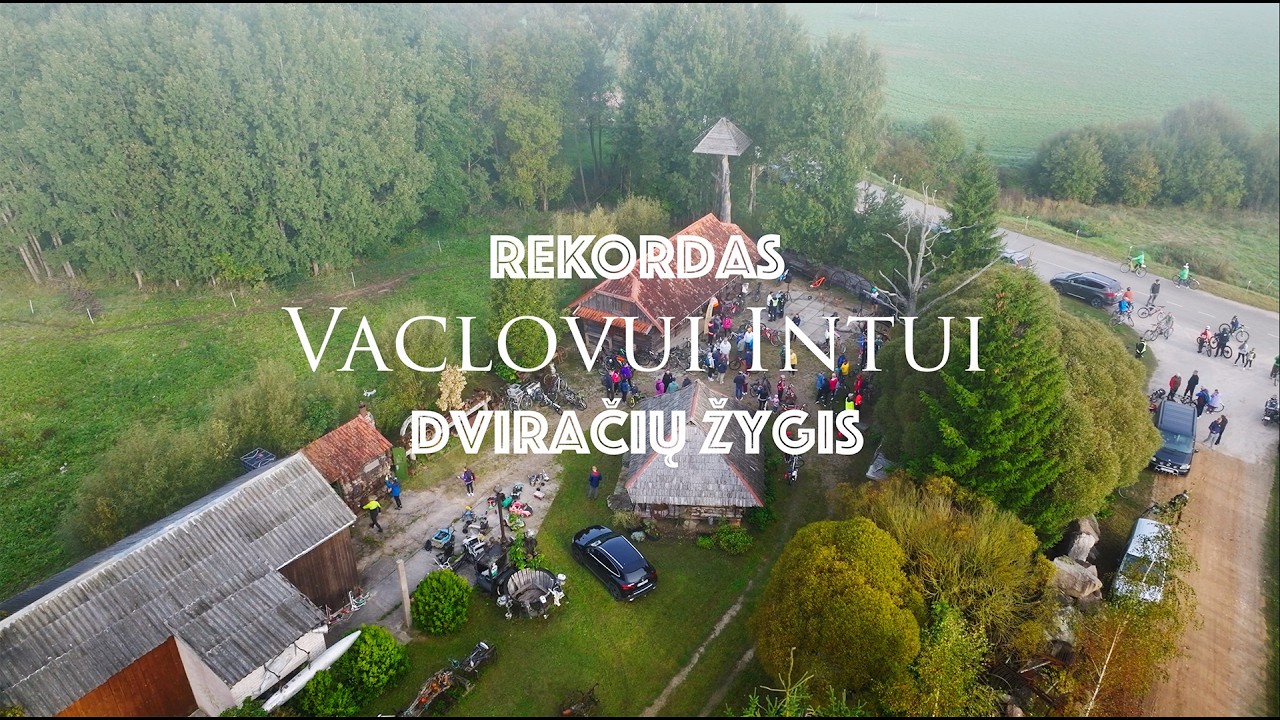 Dviračių žygis - rekordas Vaclovui Intui