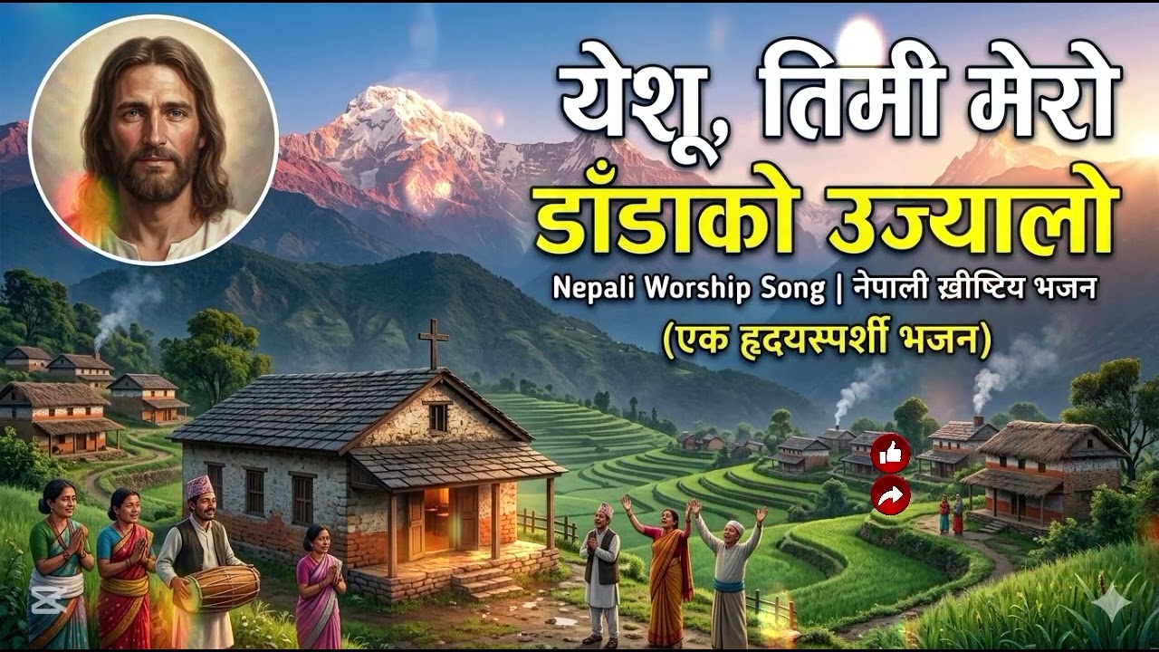 🎵 मेरो डाँडाको उज्यालो येशू 🎵 #musicnepal #christiansong 