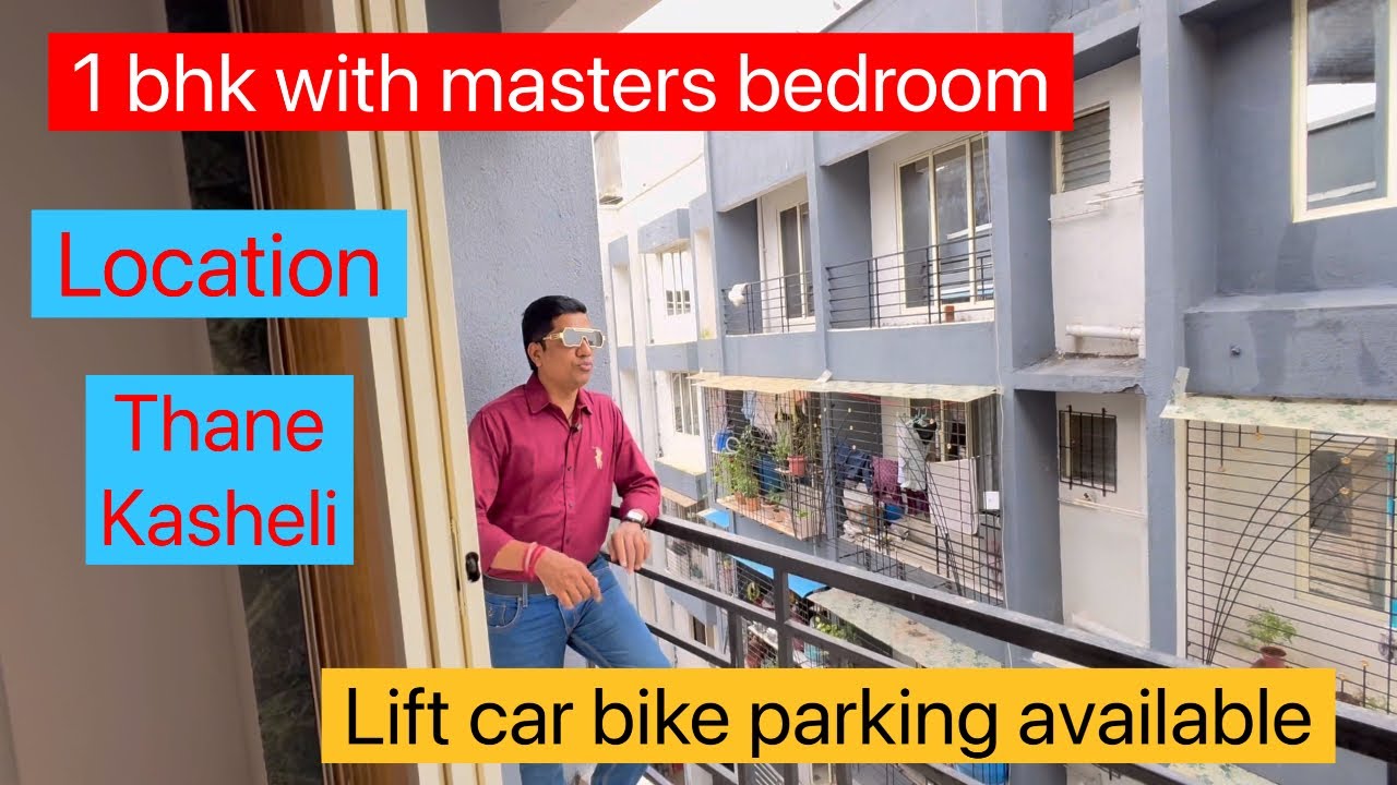 1 bhk ready to move with master bedroom for sale investor flat/ thane Kasheli Kalher #thane #kasheli