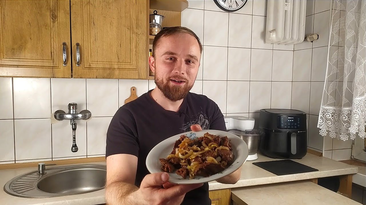 Wątróbka z Air Fryer  Drobiowa - Chrupiąca z zewnątrz mięciutka w środku