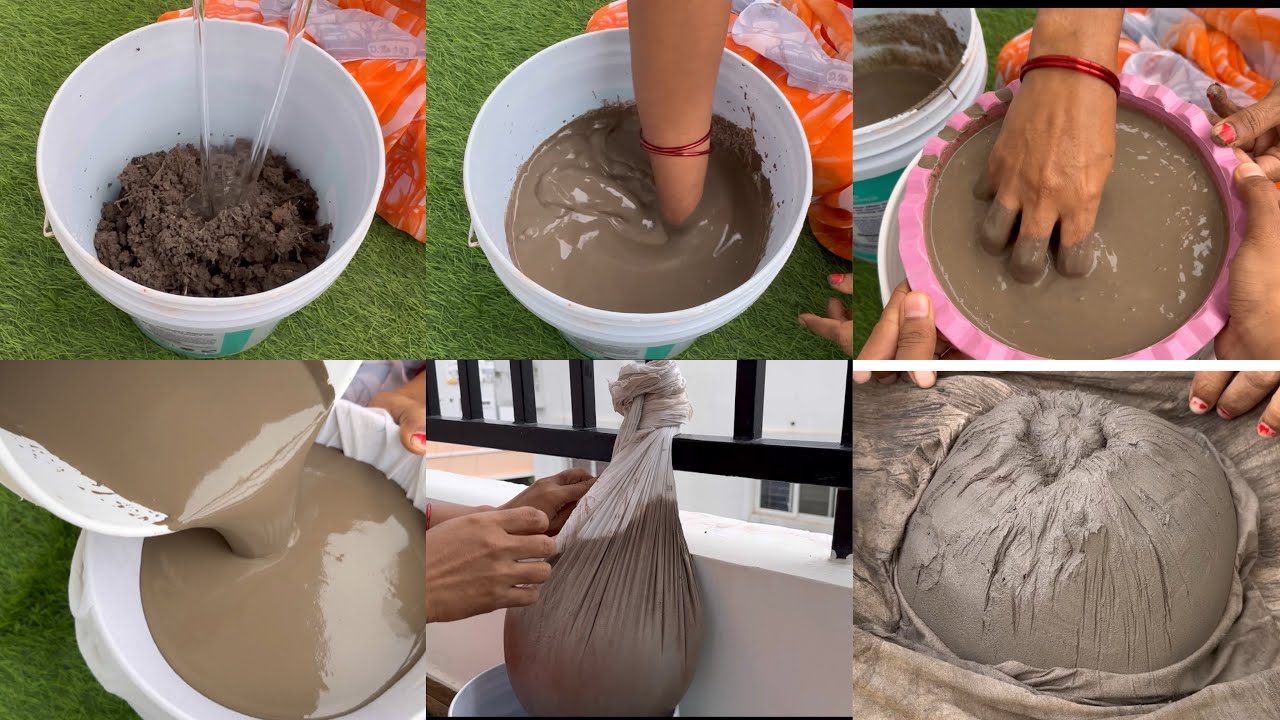Ganesh Chathurthi Preparation | Filtering Mud for Ganesh Idol Making