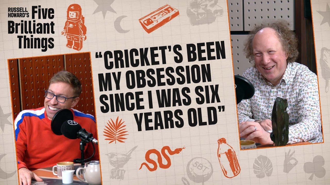 Andy Zaltzman's ANCIENT Cricket Bat | Russell Howard's Five Brilliant Things