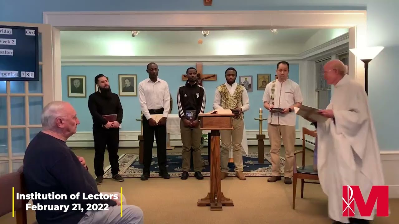 Institution of Lectors Ceremony, Vocations | Maryknoll Fathers and Brothers