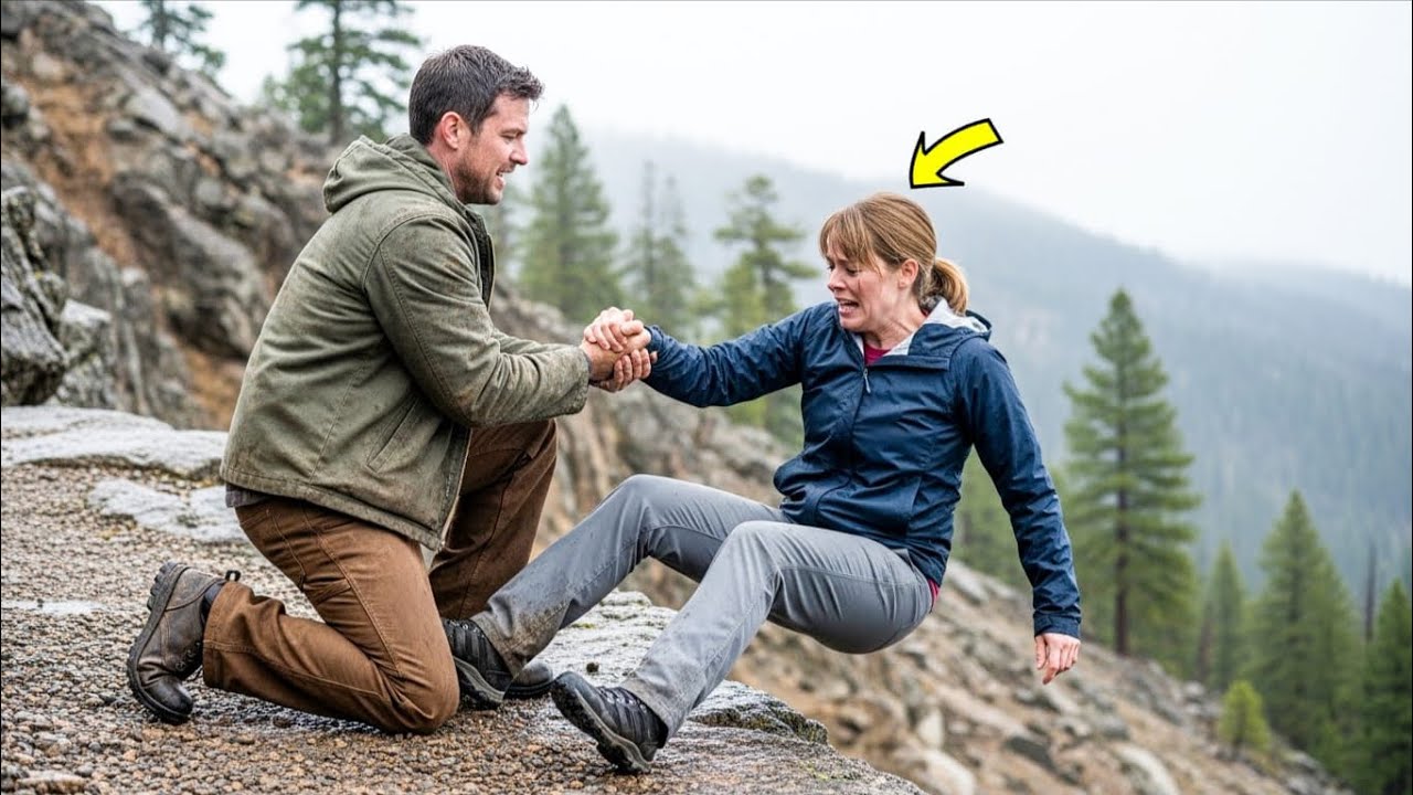 Single Dad Saves Woman From Falling Cliff, Later She Changes His Life Forever