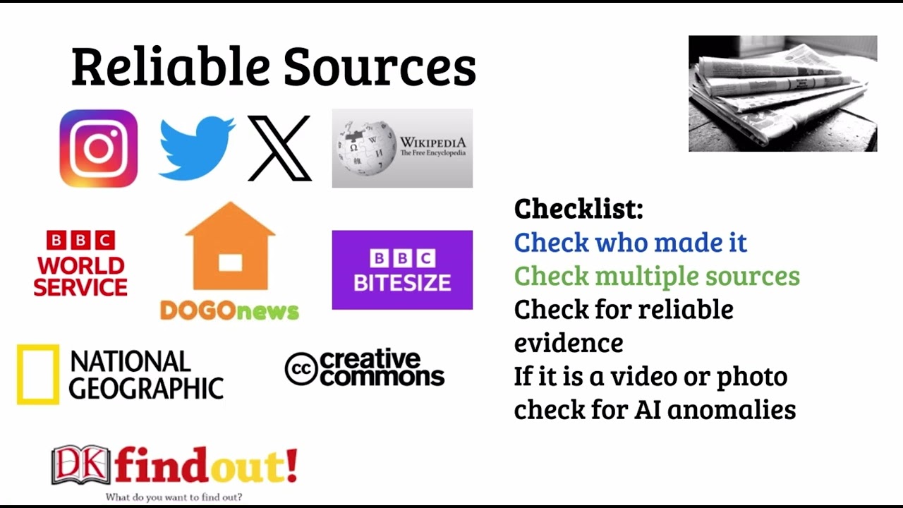 How to Find Reliable Sources (ages 7+)