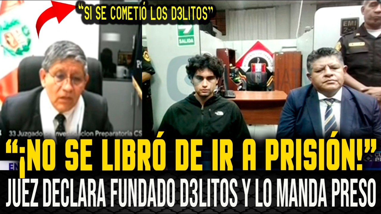 LO TRASLADARÁN A PRISIÓN: Juez dicta medida preventiva por 9 meses contra ADRIAN VILLAR