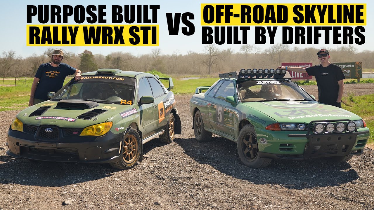 R4 Rally Subaru против 500-сильного Safari GTR — за рулем и в сравнении с профессионалом!