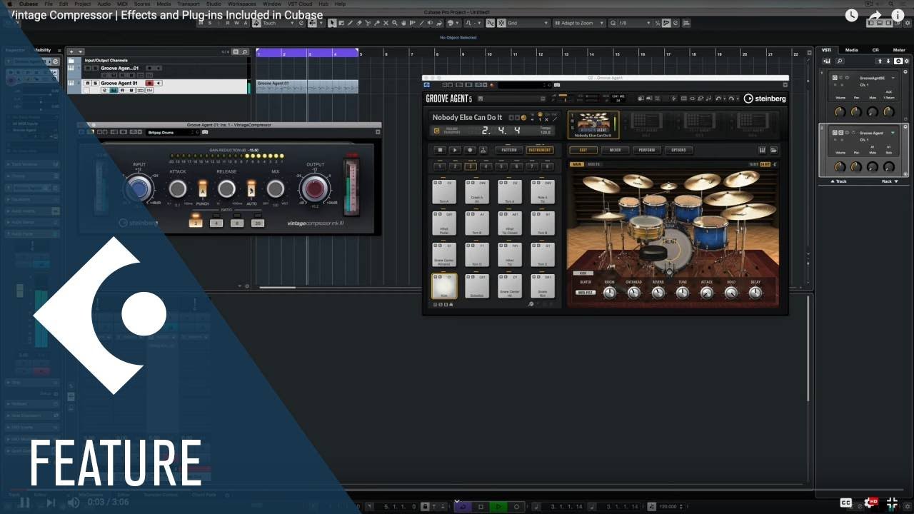 Vintage Compressor | Effects and Plug-ins Included in Cubase