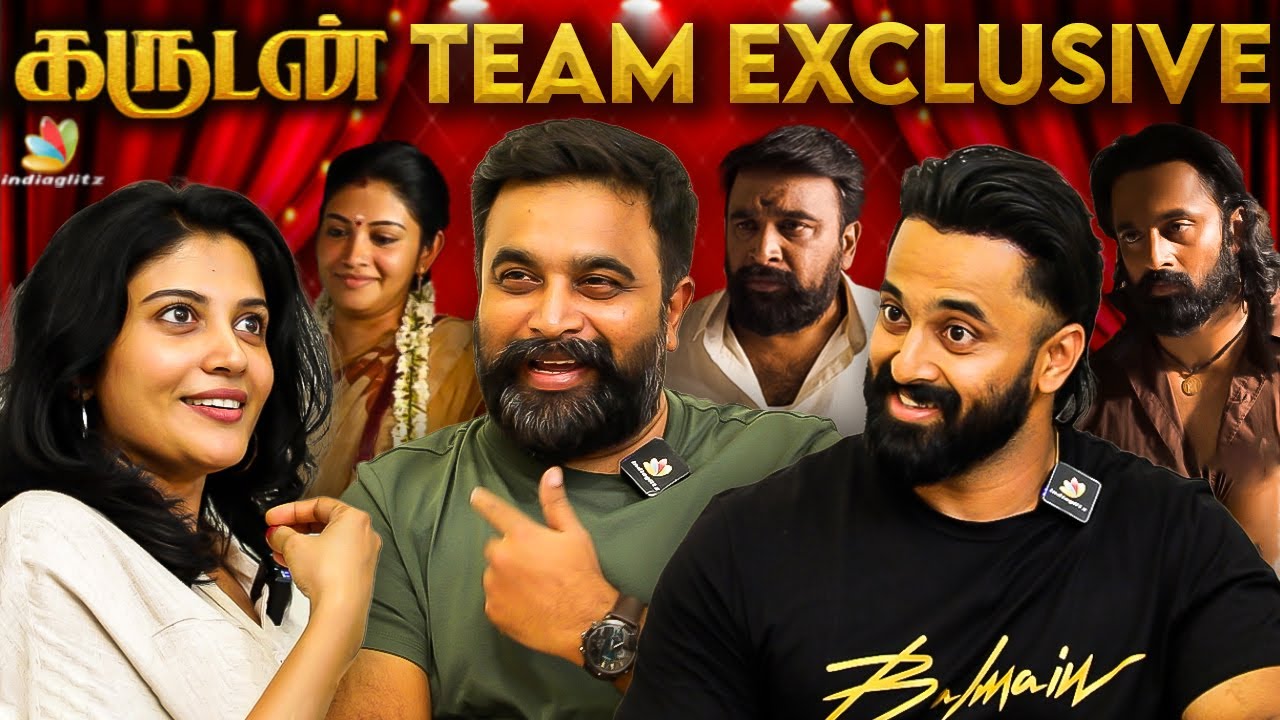 Soori-காக தான் அத செஞ்சேன் 😮 | Garudan Team Interview | Sasikumar, Unni Mukundan, Shivada