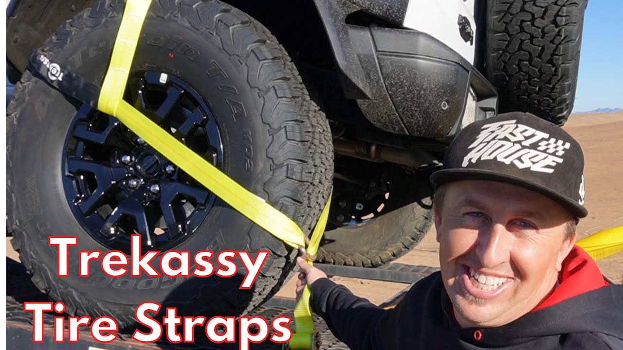 Will $89 Tire Straps hold a Bronco Raptor? Trekassy Tire Straps!