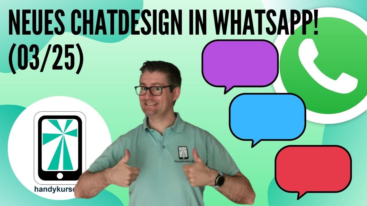 Neues Chatdesign in WhatsApp!
