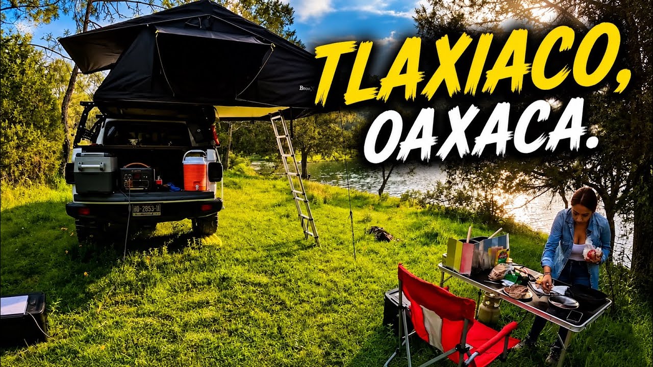 ACAMPAMOS EN LA PRESA EL BOQUERON/// TLAXIACO OAXACA JEEP GLADIATOR 