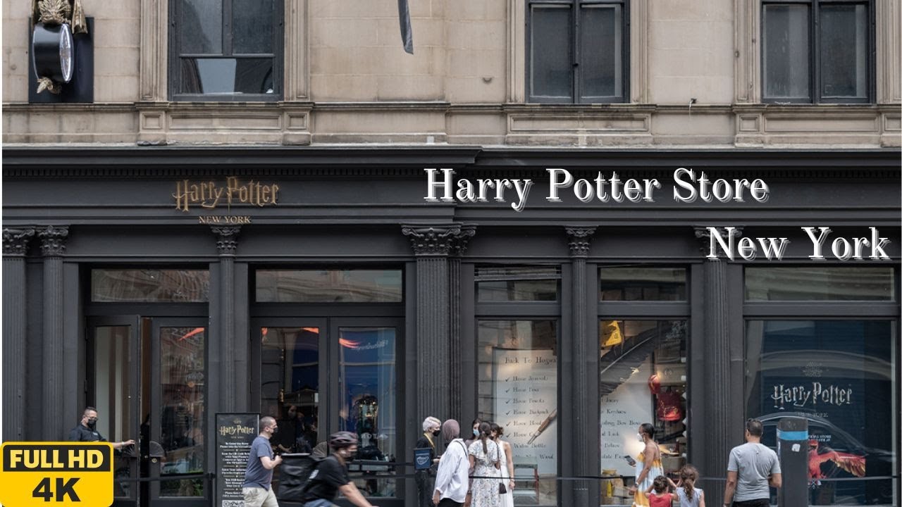 Harry Potter Store | New York (4K walking tour)