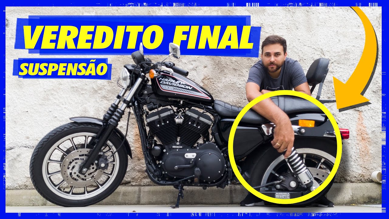Veredito final sobre a troca de suspens&atilde;o da Harley Davidson Sportster