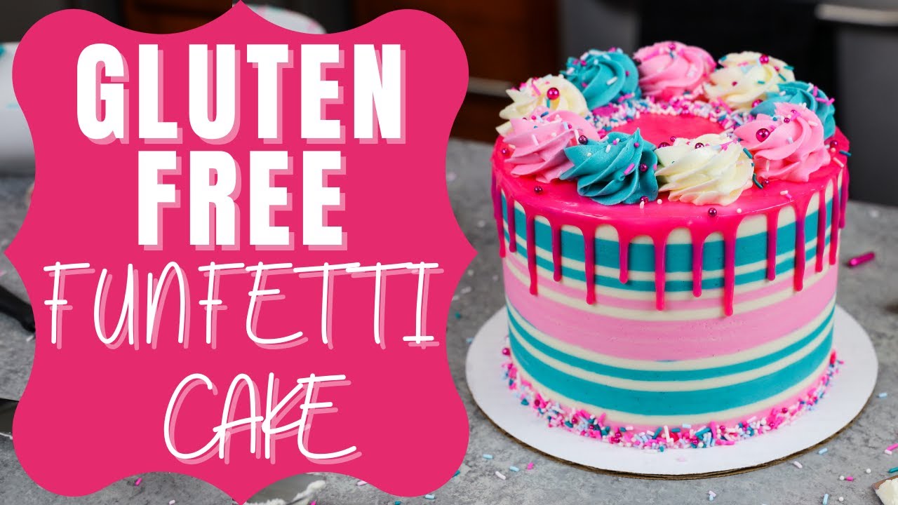 Gluten Free Funfetti Layer Cake | CHELSWEETS