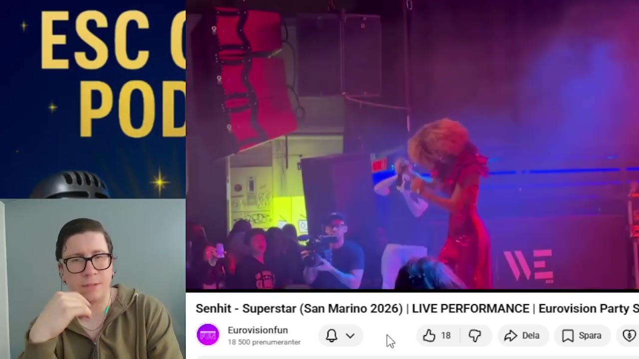 Senhit - Superstar (Сан-Марино 2026) | Живое выступление | Вечеринка Евровидения SKG 2026 #eurovi...