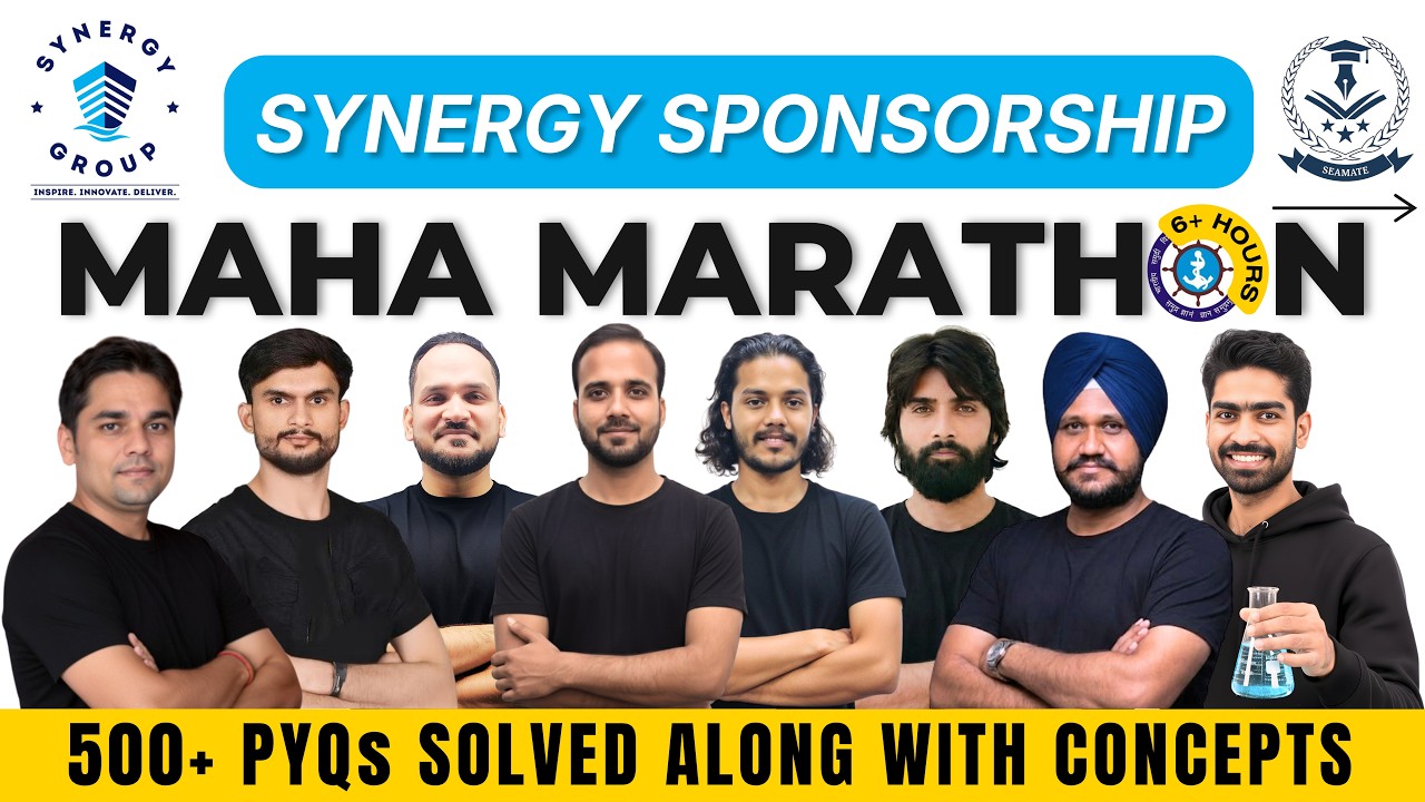 Synergy Sponsorship written Exam FULL Marathon | 500+ PYQs Solved | Synergy Syllabus Covered
