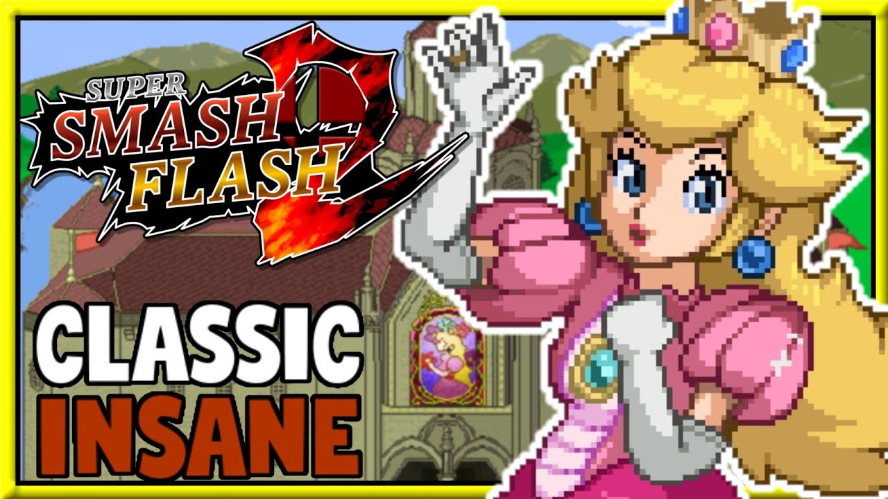 Super Smash Flash 2 | Классический режим: Персик (Безумная сложность)