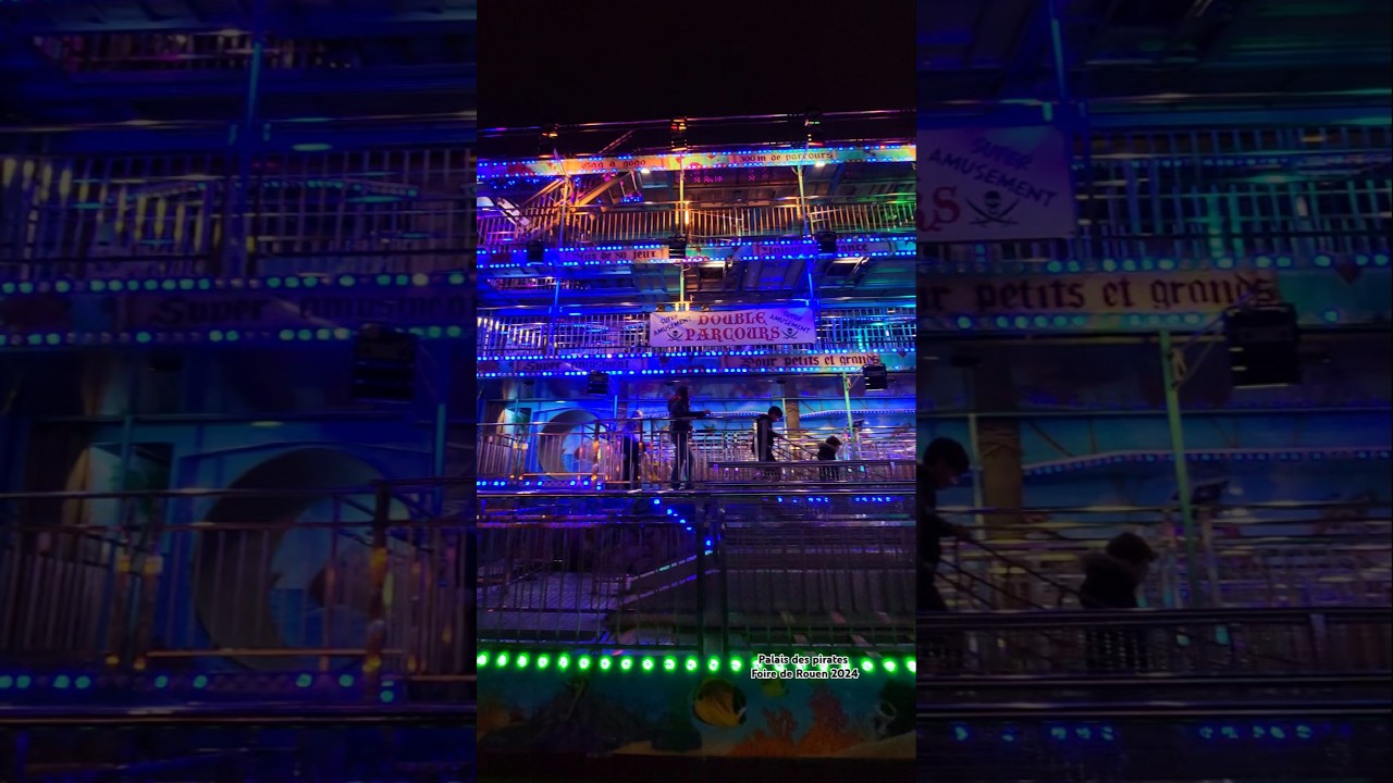 Palais des pirates ~ Foire aux man&egrave;ges de la Saint-Romain &agrave; Rouen 2024 #Liugoride #funfair #rouen