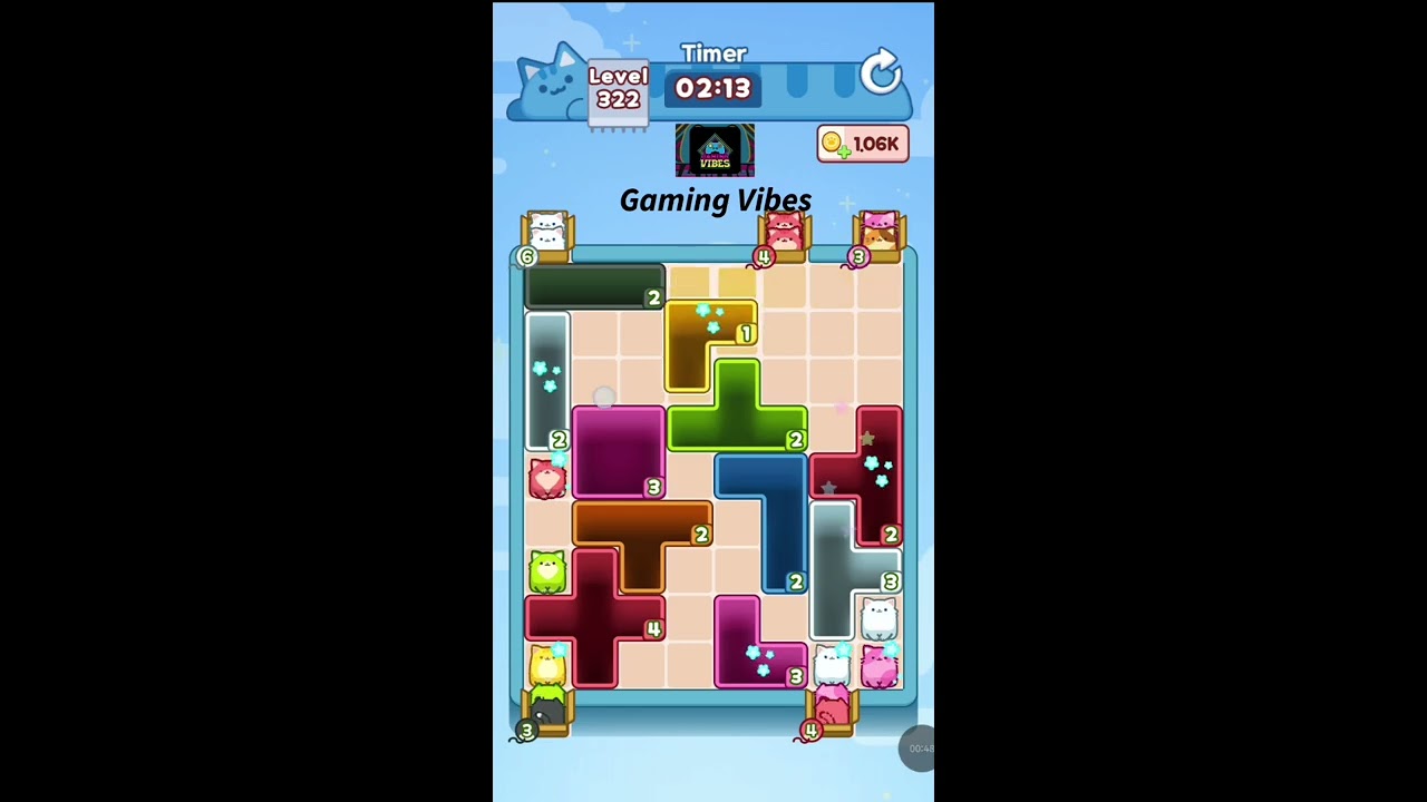 Drop The Cat Level 322 Walkthrough Solution