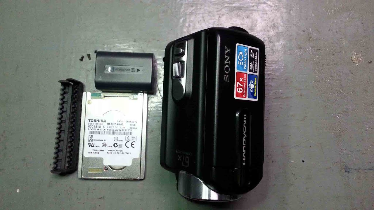 Sony dcr sr21e HDD Format Error