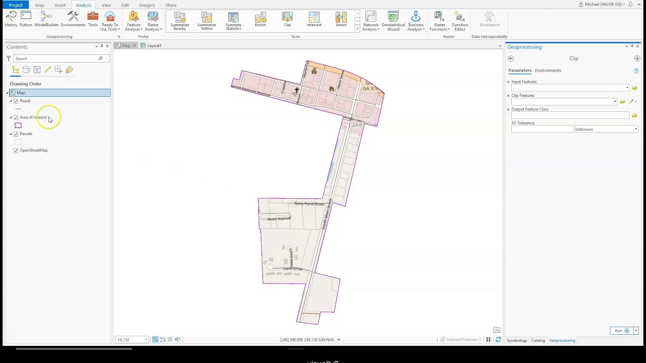 Clip Layers in ArcGIS Pro