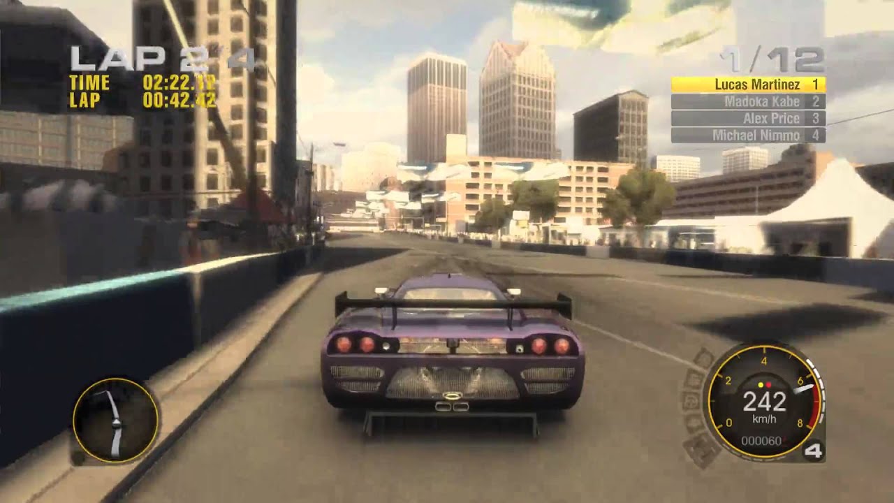 Race Driver GRID - Detroit, Grand Prix Circuit - Saleen S7R