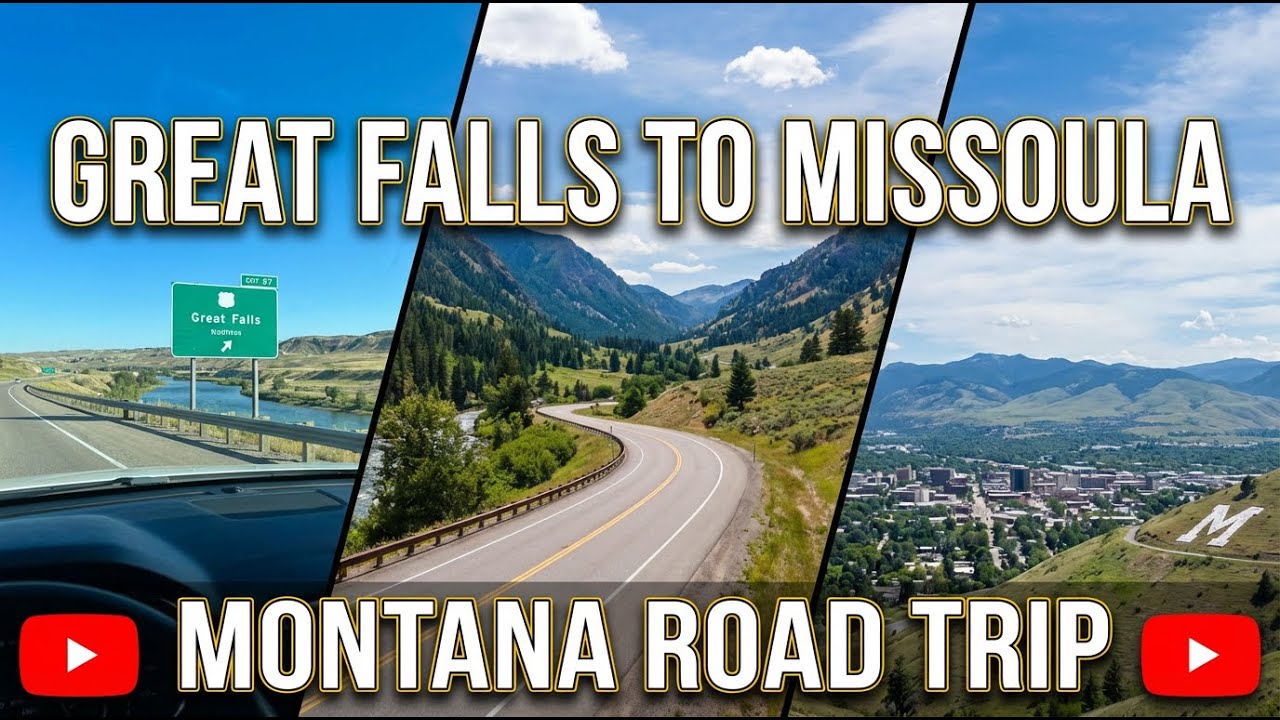 Driving from Great Falls to Missoula, Montana