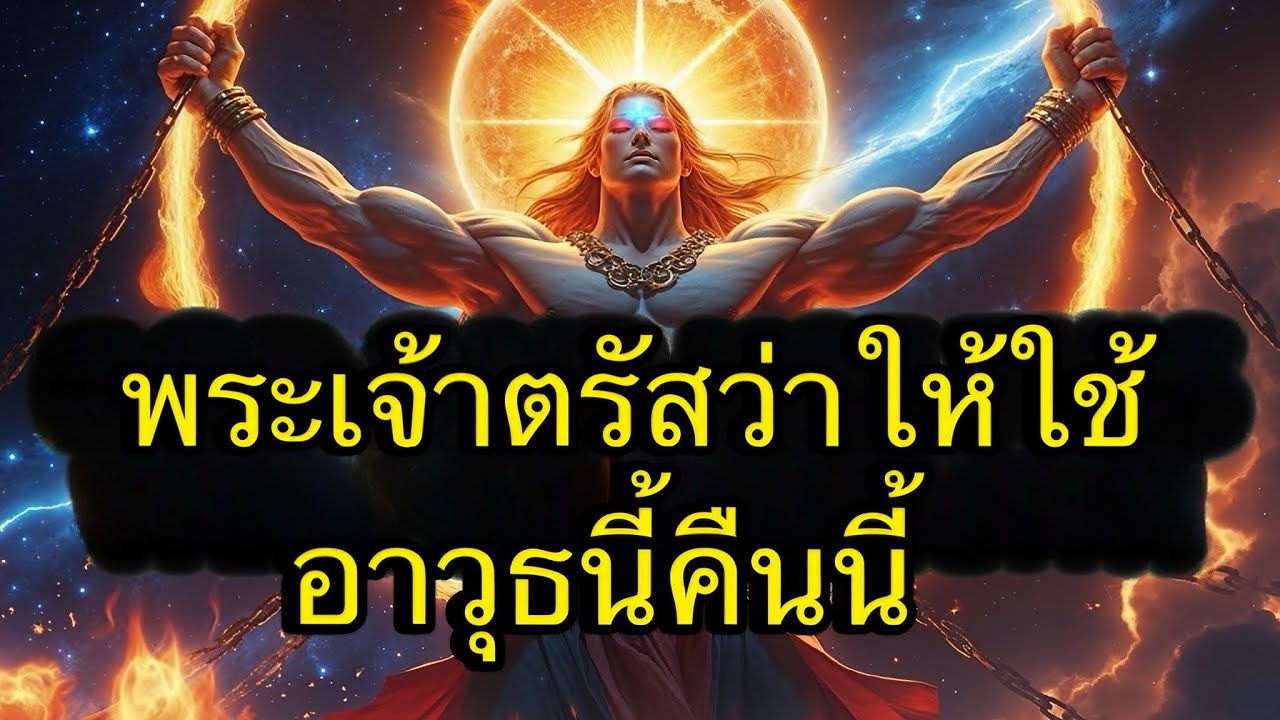 ถูกเลือก: พระเจ้าตรัสว่า คืนนี้เจ้าได้รับอนุญาตให้ใช้อาวุธนี้!