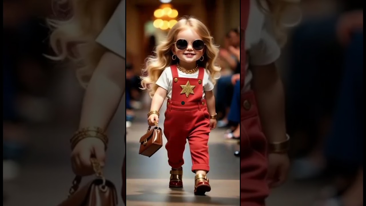 babygirl fashion look.#babyfashionshow #babyclothes # little Glame World