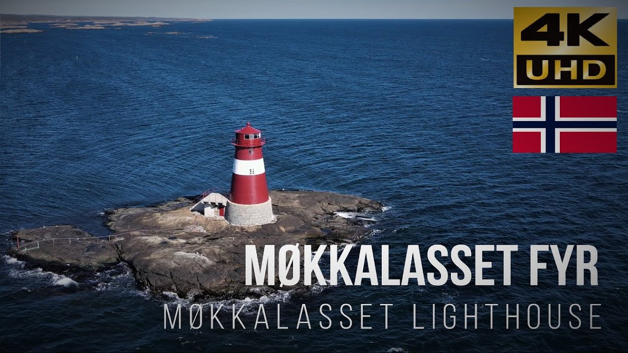 M&oslash;kkalasset Fyr | Lighthouse | 4K Drone